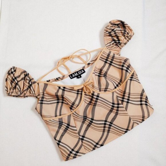 I.AM.GIA CARMEL TOP BURBERRY Small - Picture 6 of 15